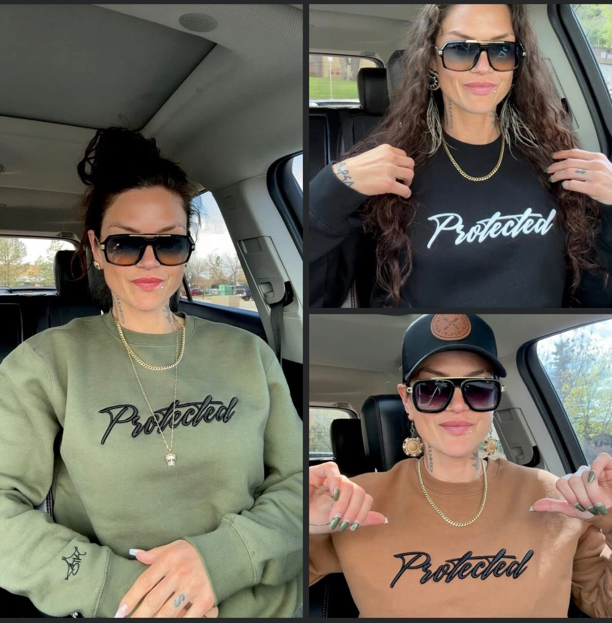 "Protected" Crewneck