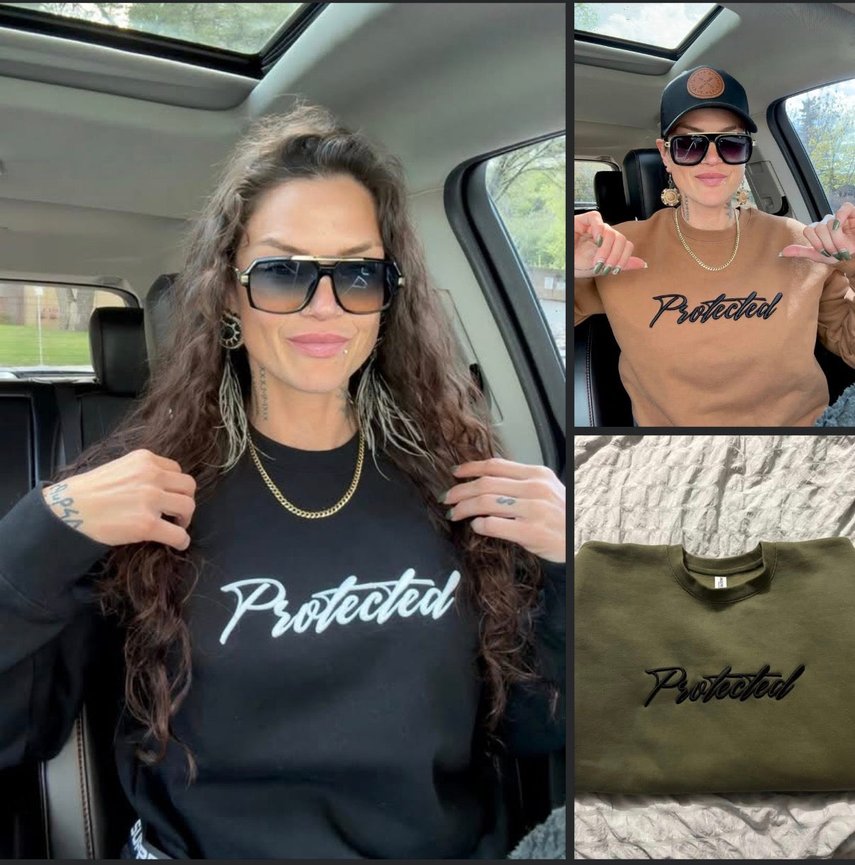 STK COLLECTIVE "Protected" Crewneck
